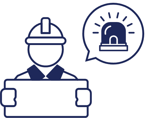 パトロールをしている様子